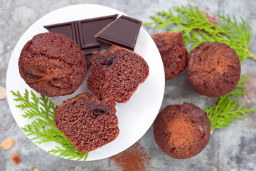 Schokolade- Muffins