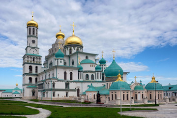 Fototapeta na wymiar New Jerusalem Monastery. Istra, Moscow region, Russia