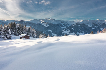 Winterlandschaft in den &ouml;sterreichischen Alpen