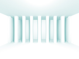 Abstract Modern White Architecture Background