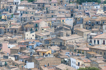 Fototapeta na wymiar view of Mistretta in Sicily