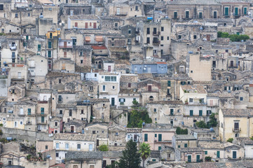 Fototapeta na wymiar view of Modica in Sicily