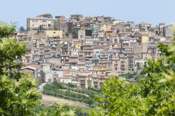 Fototapeta na wymiar view of Tusa in Sicily