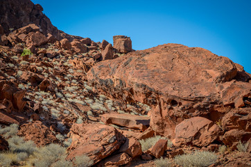 Rote Felsen in Sossusvlei