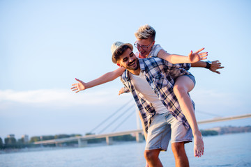 Love is flying in the air