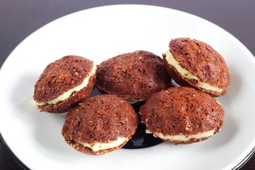 Handmade traditional Czech Christmas sweets called nuts. Paleo version without additional sugar, milk and gluten.