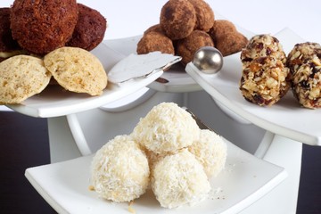 Handmade christmas sweets without milk, gluten and additional sugar.