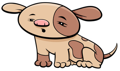 puppy dog character cartoon illustration