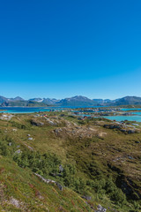 Fototapeta premium Sommaroy in Troms, Norway,