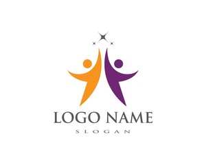 community care Logo template