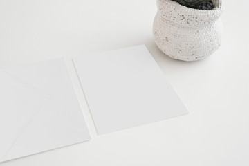Vertical Greeting Card Mockup Template