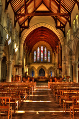 Fototapeta na wymiar ST. MARY's CHURCH, SWANSEA, Wales UK