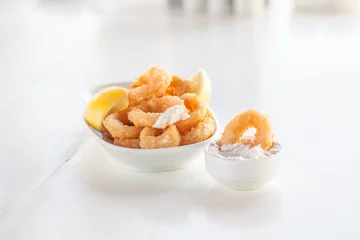 Fried calamari rings © Erman Dogan