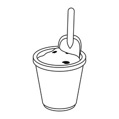 Sand bucket and shovel toy