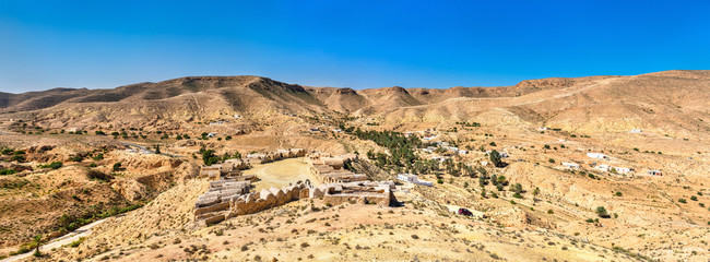 Ksar Hallouf, a fortified village in the Medenine Governorate, Southern Tunisia