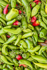 Vegetables on a market