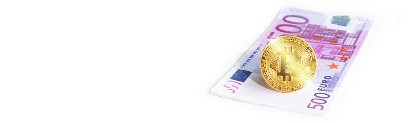 Bitcoin Konzept - die neue Weltwährung