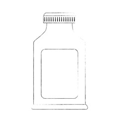 Vitamins bottle isolated