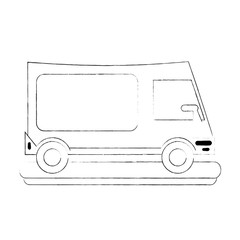 Delivery van vehicle