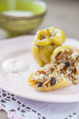 Stuffed pepper oriental style