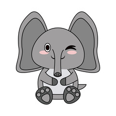 baby elephant cartoon