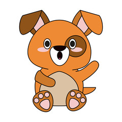 Cute dog cartoon