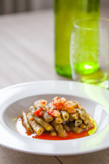 Turkish green bean dish called fasulye
