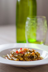 Turkish green bean dish called fasulye