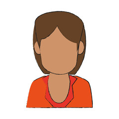 Business woman profile avatar