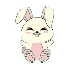 Cute bunny cartoon