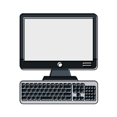 Fototapeta premium Pc screen technology