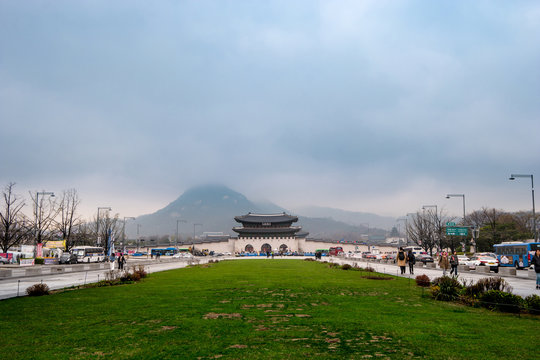 Gwanghwamun Plaza In Seoul