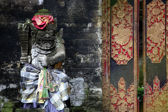 Bali Sculpture Hindu Spirits Gods Demons