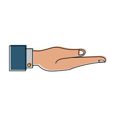 Business hand symbol