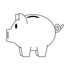 Piggy money savings symbol