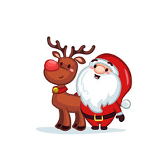 Christmas Vectors - Santa and Reindeer