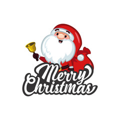 Christmas Vectors - Greeting with Santa