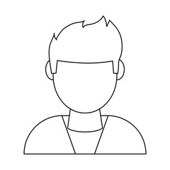 Businessman profile avatar