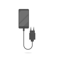 Smartphone with charger