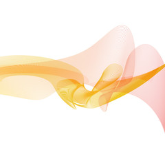 Obraz premium Abstract wave orange color texture background