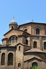 Fototapeta na wymiar kirche San Vitale in ravenna 