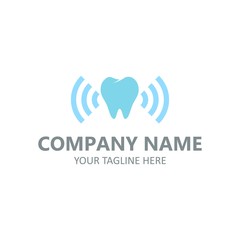 Dental care logo and icons vector creative concept design on background white