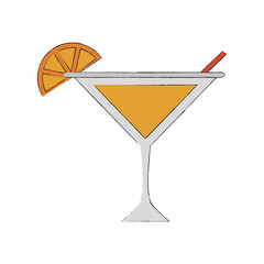 Lemon cocktail drink