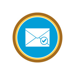 Mail icon. Vector Illustration