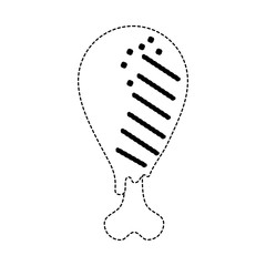 Chicken thigh symbol
