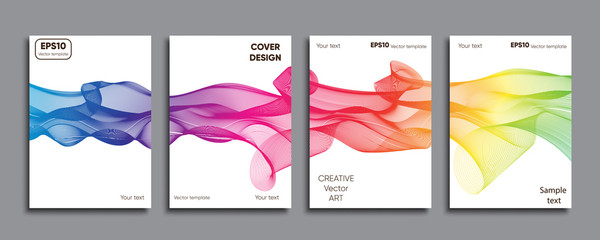 Creative colored cover. Cover design.