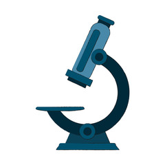 Microscope science tool icon vector illustration graphic design