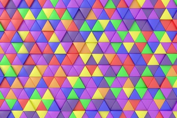 Colorful background. 3D rendering.