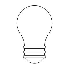 Bulb light energy icon vector illustration graphic design