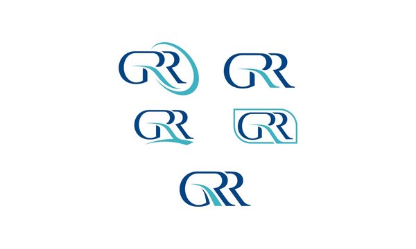 GRR emblem symbol icon vector logo